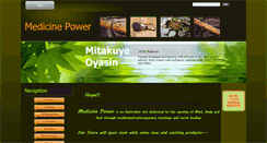 Desktop Screenshot of medicinepower.net