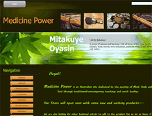 Tablet Screenshot of medicinepower.net